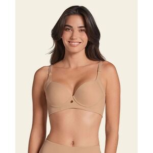 Leonisa High Profile Back Smoothing Bra with Soft Full Coverage Cups 34/34